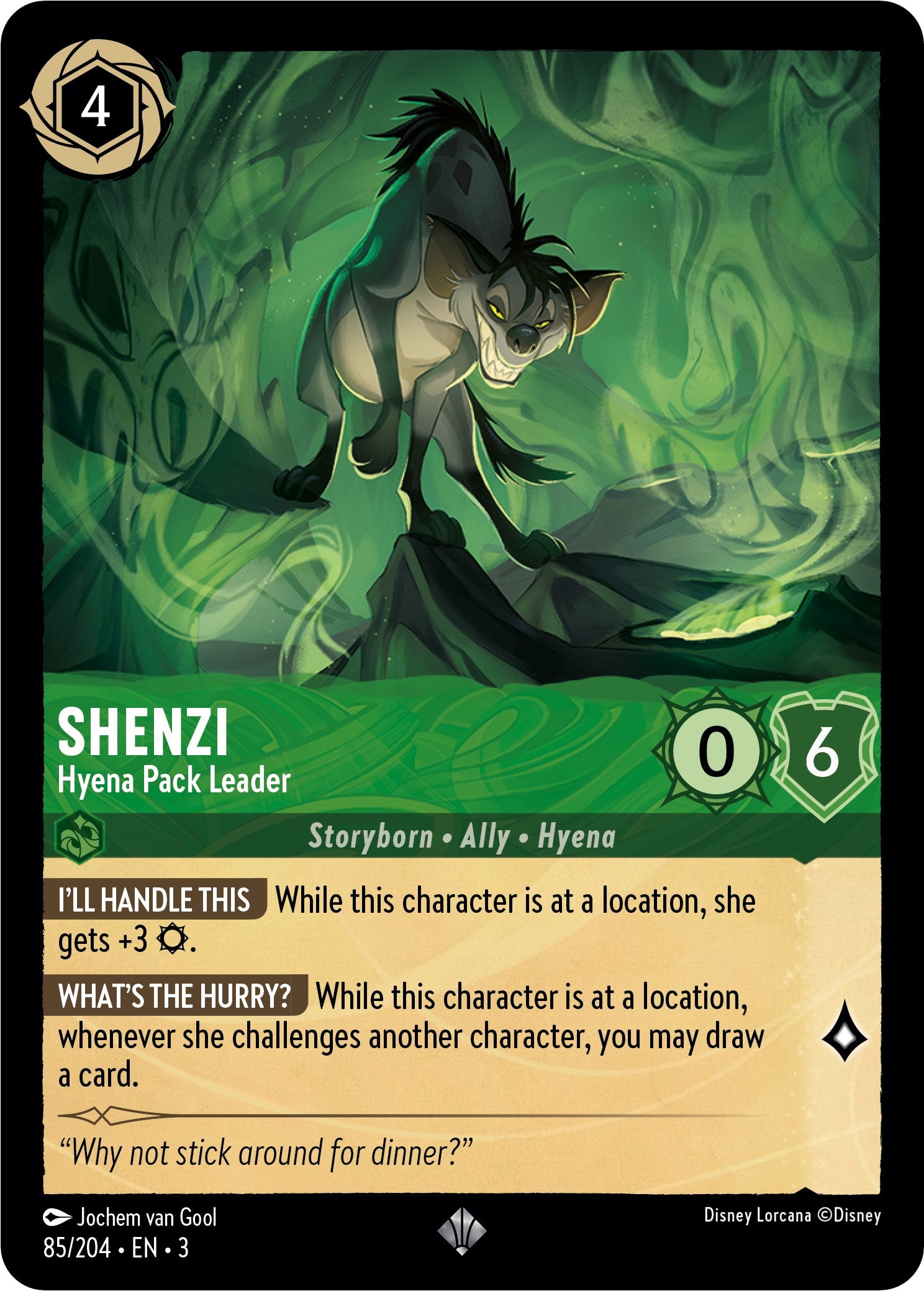Shenzi - Hyena Pack Leader (85//204) [Into the Inklands] | The CG Realm