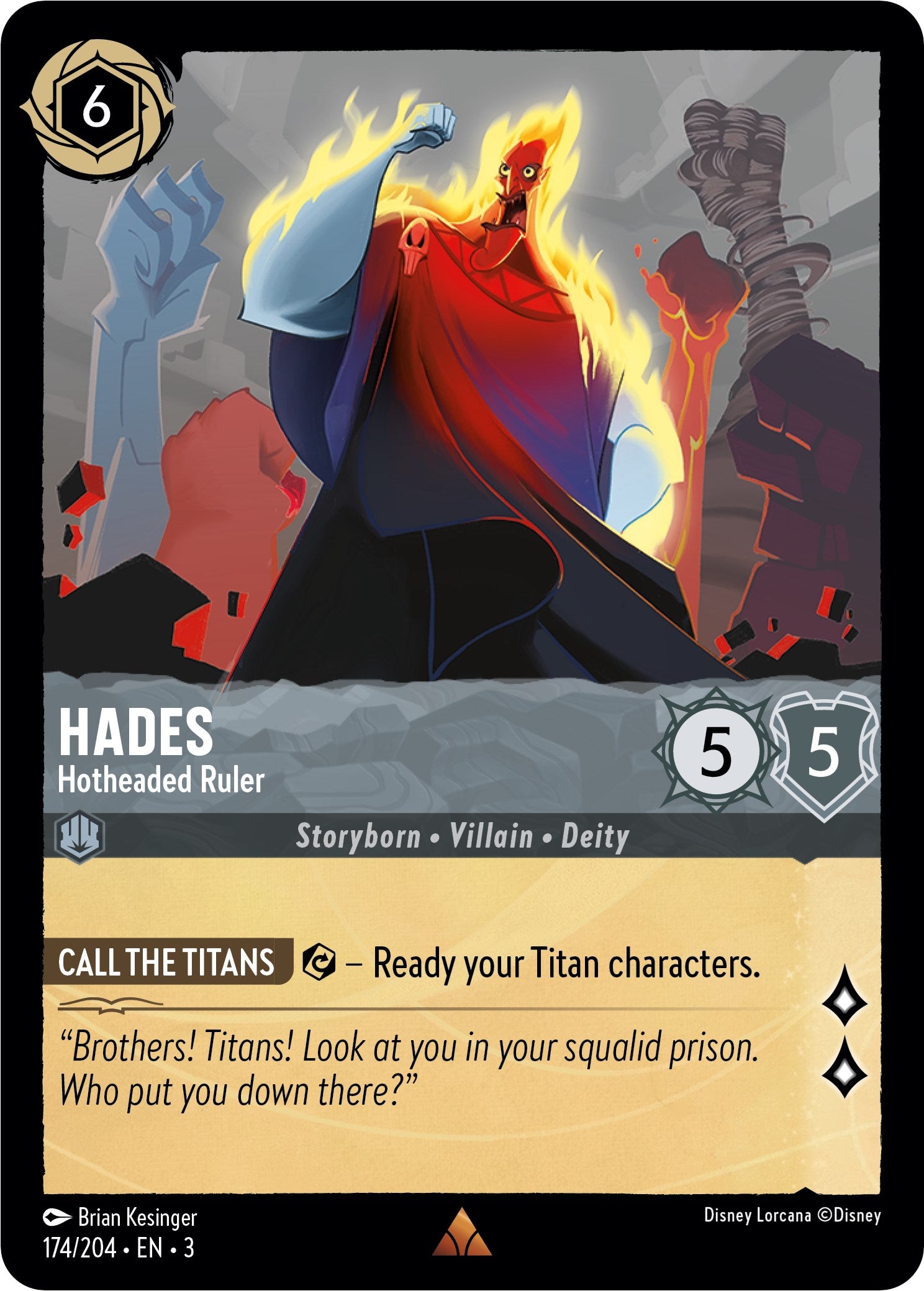Hades - Hotheaded Ruler (174/204) [Into the Inklands] | The CG Realm