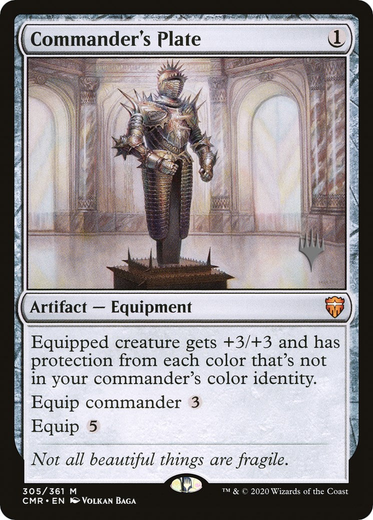 Commander's Plate (Promo Pack) [Murders at Karlov Manor Promos] | The CG Realm