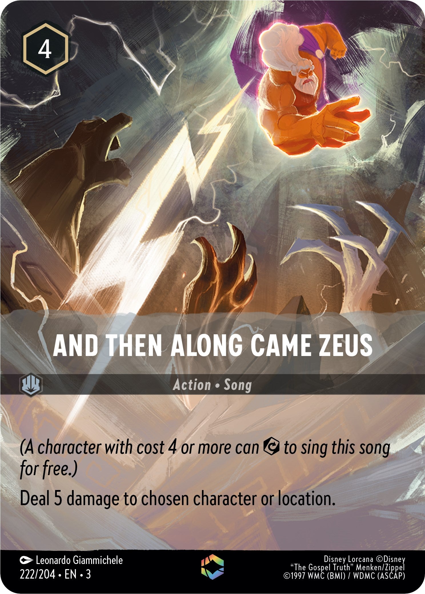 And Then Along Came Zeus (Enchanted) (222/204) [Into the Inklands] | The CG Realm