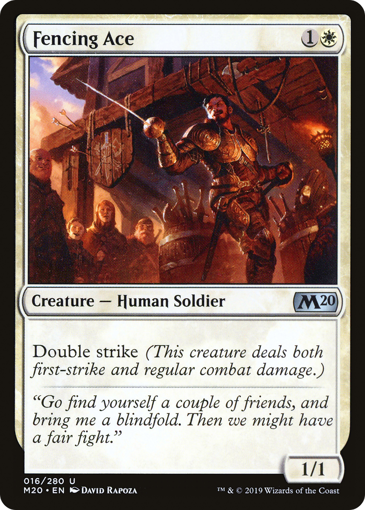 Fencing Ace (M20-016) - Core Set 2020