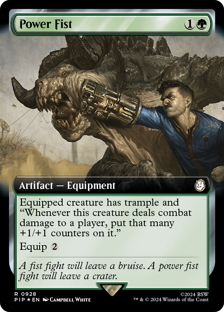 Power Fist (Extended Art) (Surge Foil) [Fallout] | The CG Realm