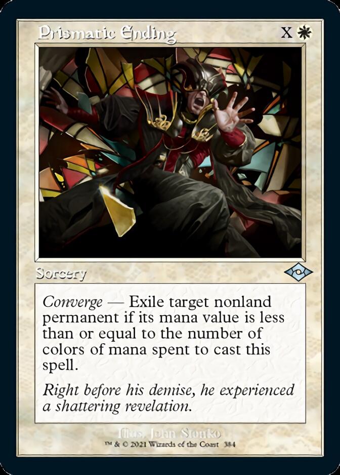 Prismatic Ending (Retro Frame) (MH2-384) - Modern Horizons 2 Foil