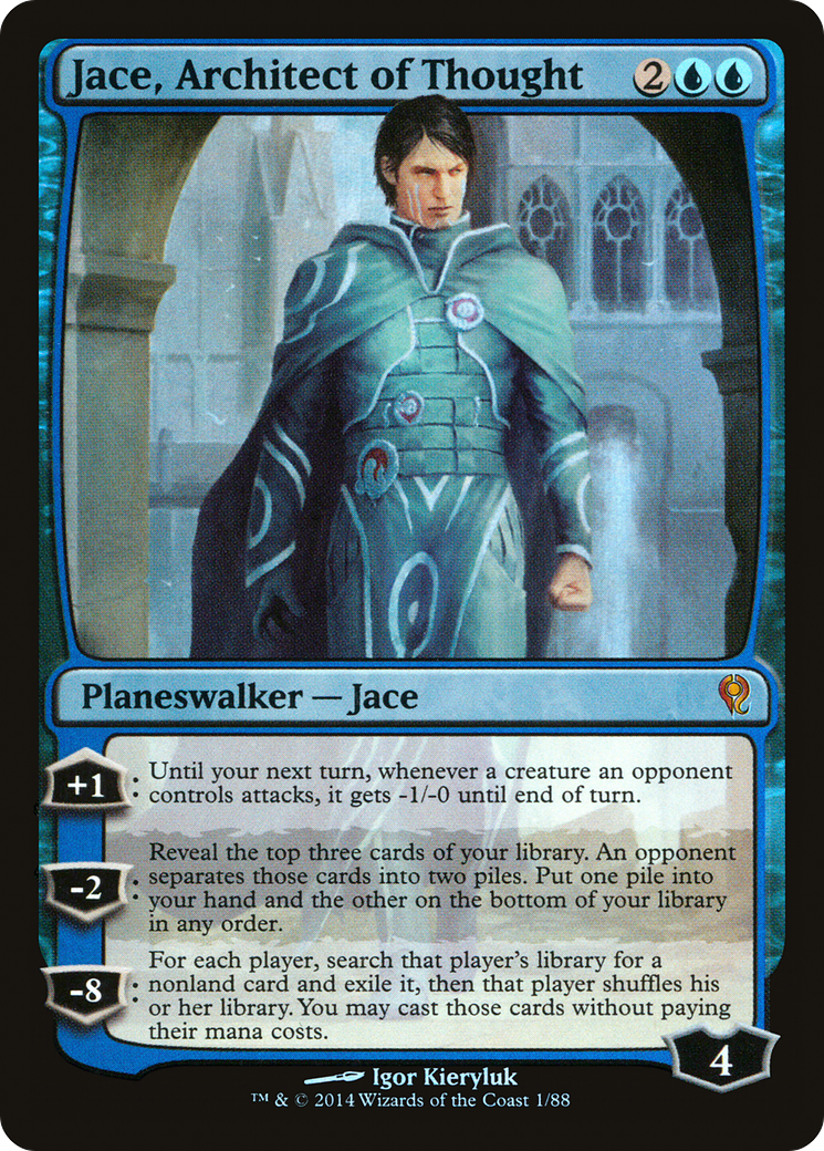 Jace, Architect of Thought (DDM-001) - Duel Decks: Jace vs. Vraska Foil