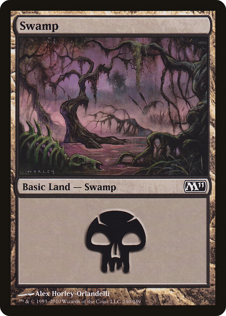 Swamp (240) (M11-240) - Magic 2011
