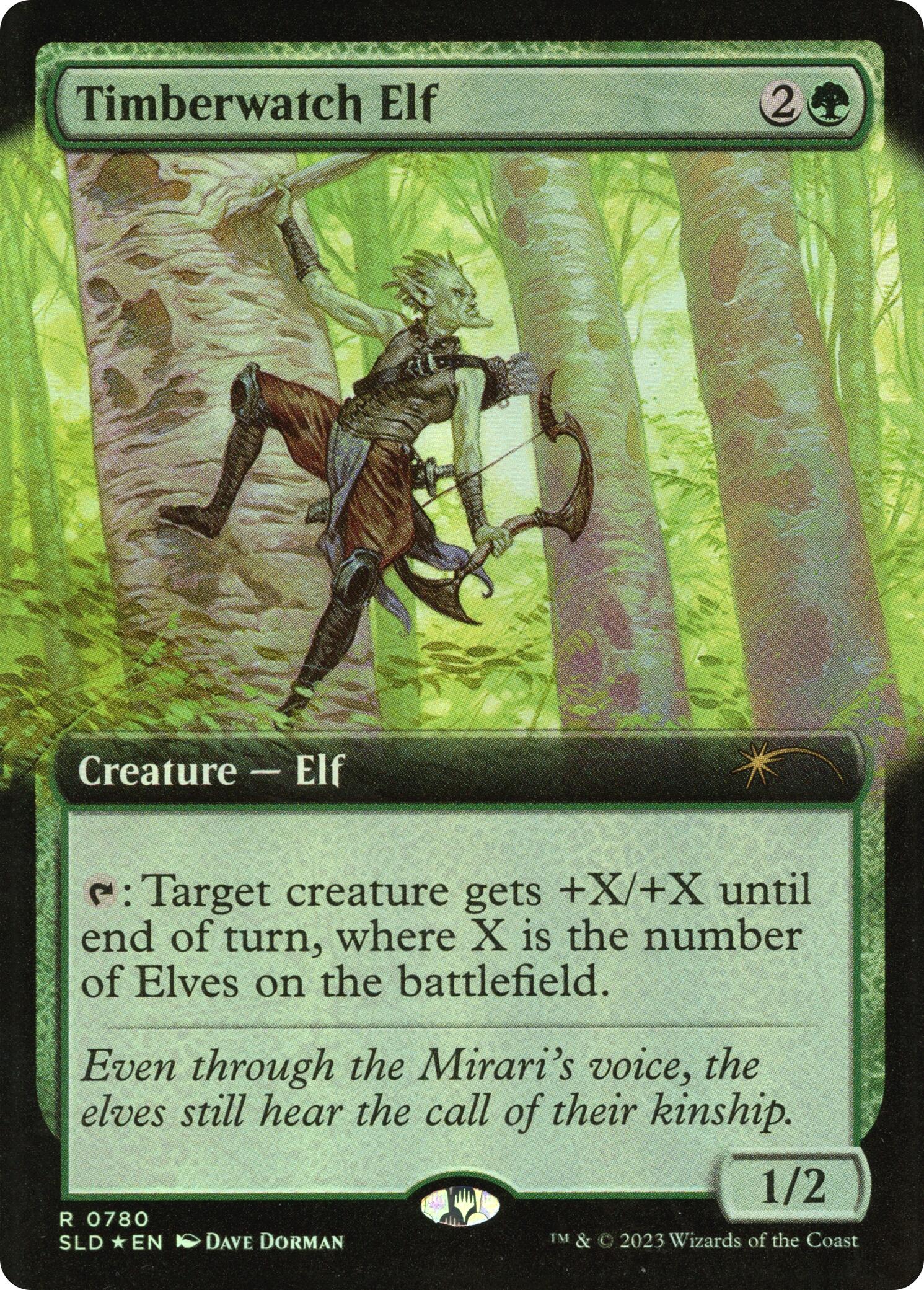 Timberwatch Elf (Extended Art) [Secret Lair Drop Series] | The CG Realm