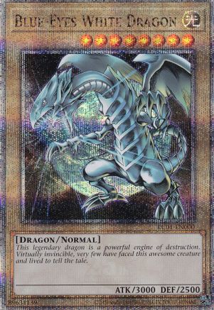 Blue-Eyes White Dragon (Quarter Century Secret Rare) (KC01-EN000) - 25th Anniversary Ultimate Kaiba Set Unlimited
