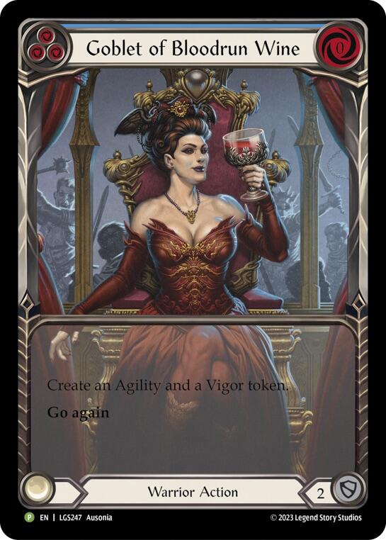 Goblet of Bloodrun Wine [LGS247] (Promo)  Rainbow Foil | The CG Realm