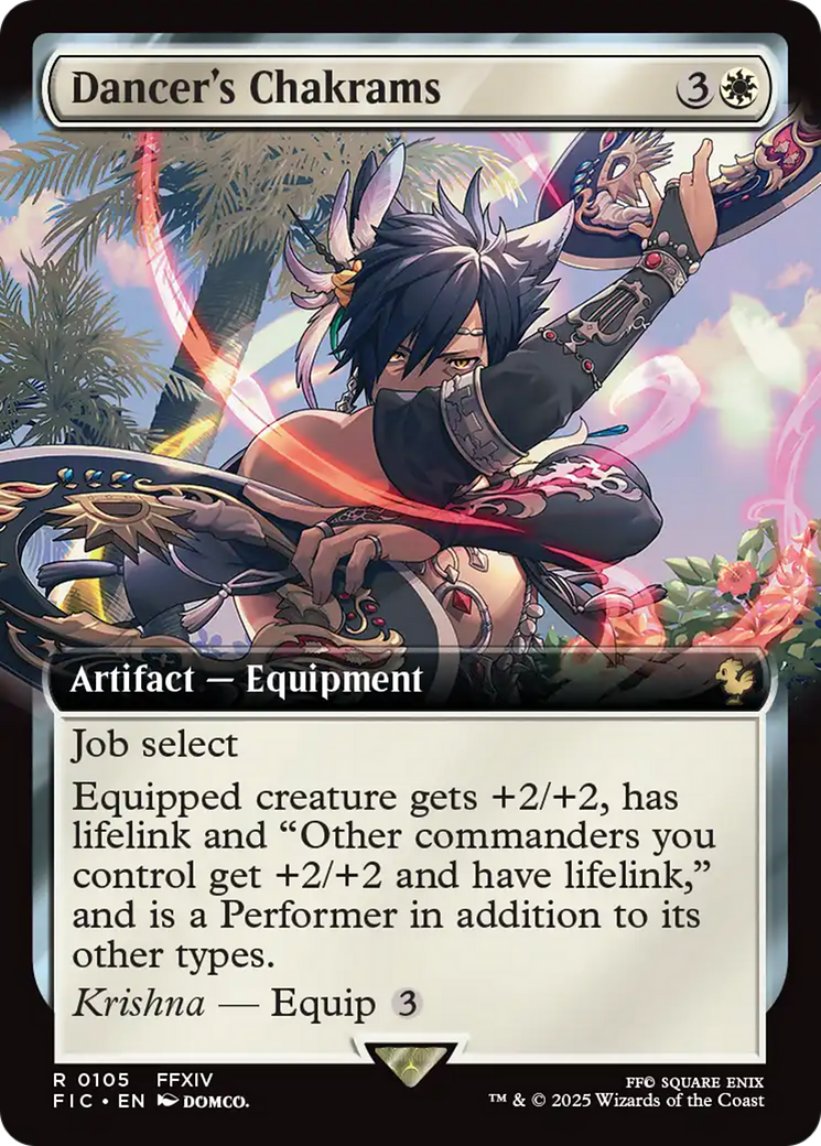 Dancer's Chakrams (Extended Art) [FINAL FANTASY Commander] | The CG Realm