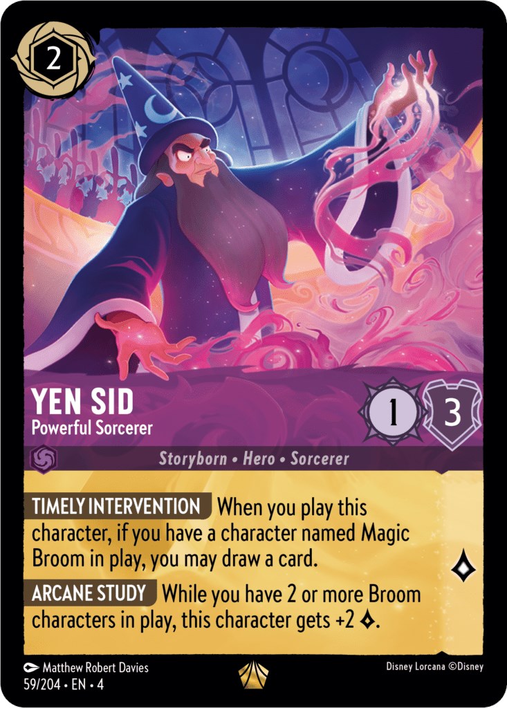 Yen Sid - Powerful Sorcerer (59/204) (59/204) [Ursula's Return] | The CG Realm
