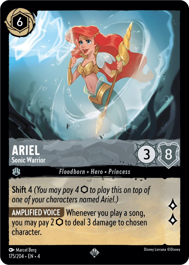 Ariel - Sonic Warrior (175/204) [Ursula's Return] | The CG Realm