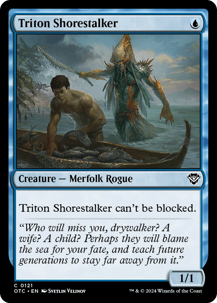 Triton Shorestalker [Outlaws of Thunder Junction Commander] | The CG Realm