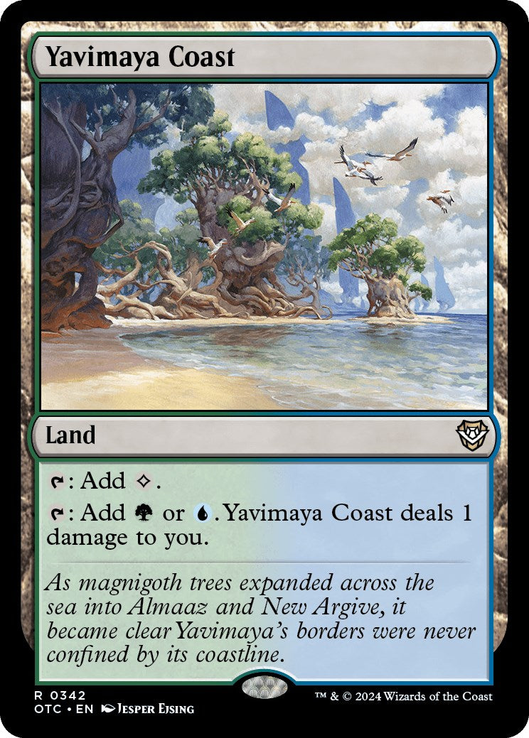 Yavimaya Coast [Outlaws of Thunder Junction Commander] | The CG Realm