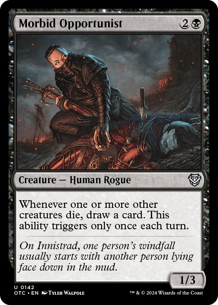 Morbid Opportunist [Outlaws of Thunder Junction Commander] | The CG Realm