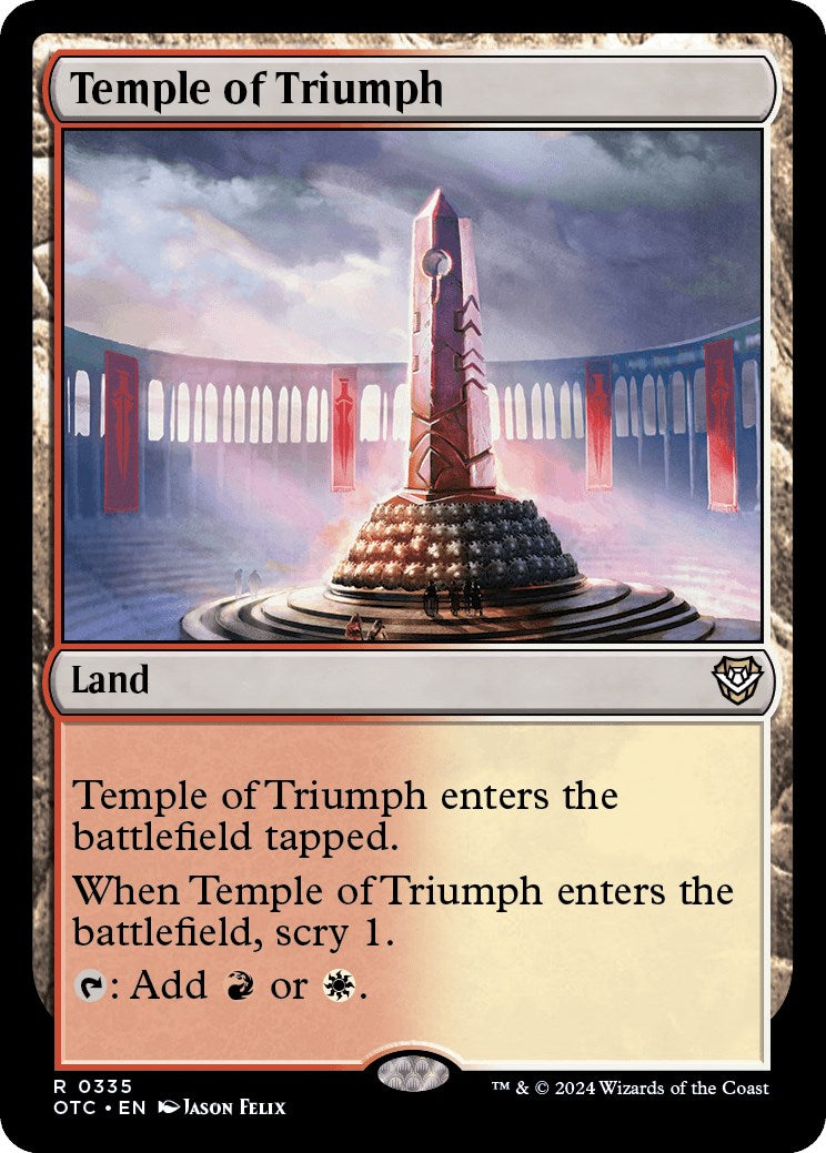 Temple of Triumph [Outlaws of Thunder Junction Commander] | The CG Realm