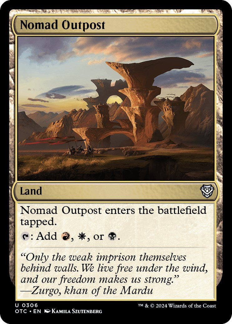 Nomad Outpost [Outlaws of Thunder Junction Commander] | The CG Realm