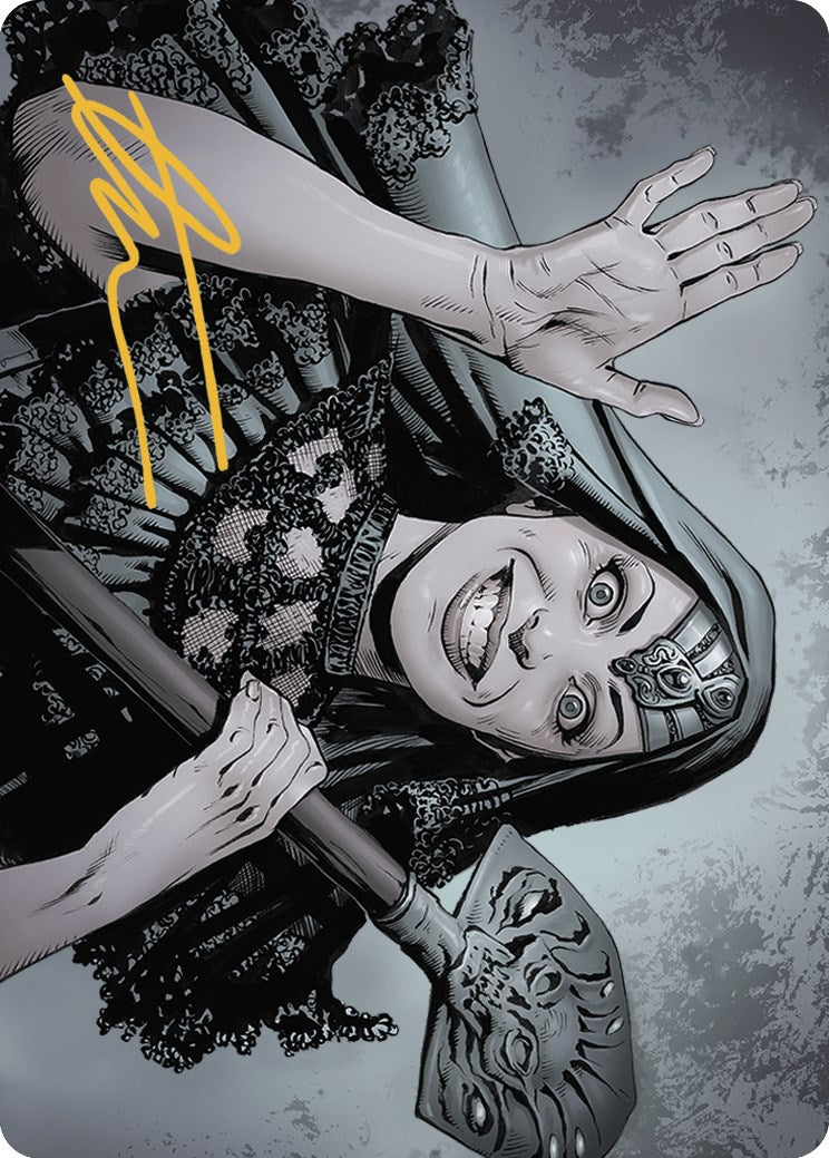 Gisa, the Hellraiser Art Card (Gold-Stamped Signature) [Outlaws of Thunder Junction Art Series] | The CG Realm