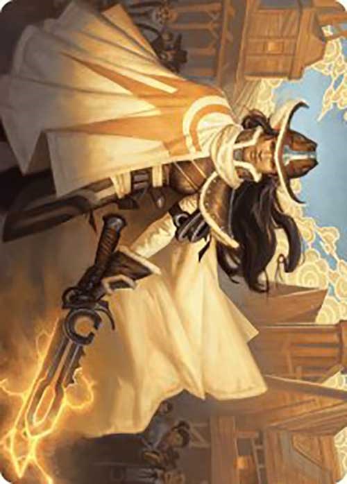 Omenport Vigilante Art Card [Outlaws of Thunder Junction Art Series] | The CG Realm