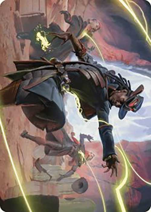 Lilah, Undefeated Slickshot Art Card [Outlaws of Thunder Junction Art Series] | The CG Realm