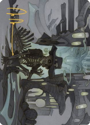 Tinybones Joins Up Art Card (Gold-Stamped Signature) (ASOTJ-009) - Art Series: Outlaws of Thunder Junction
