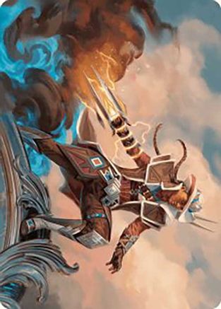 Annie Flash, the Veteran Art Card (ASOTJ-017) - Art Series: Outlaws of Thunder Junction