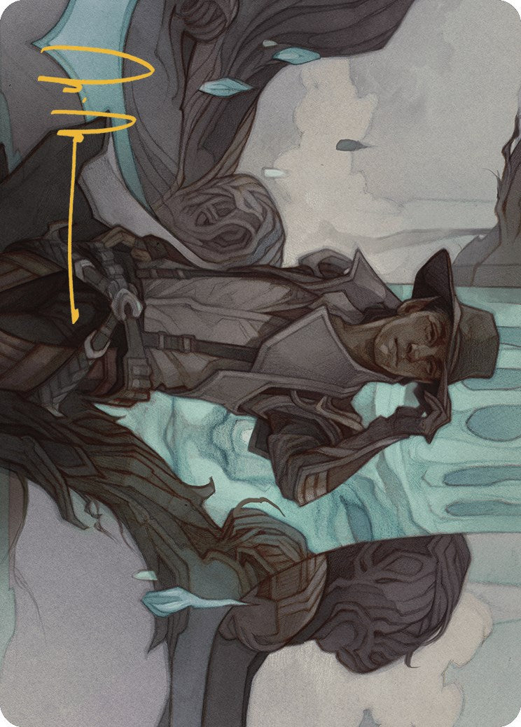 Kellan Joins Up Art Card (Gold-Stamped Signature) [Outlaws of Thunder Junction Art Series] | The CG Realm