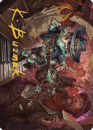 Tinybones, the Pickpocket Art Card (Gold-Stamped Signature) (ASOTJ-010) - Art Series: Outlaws of Thunder Junction