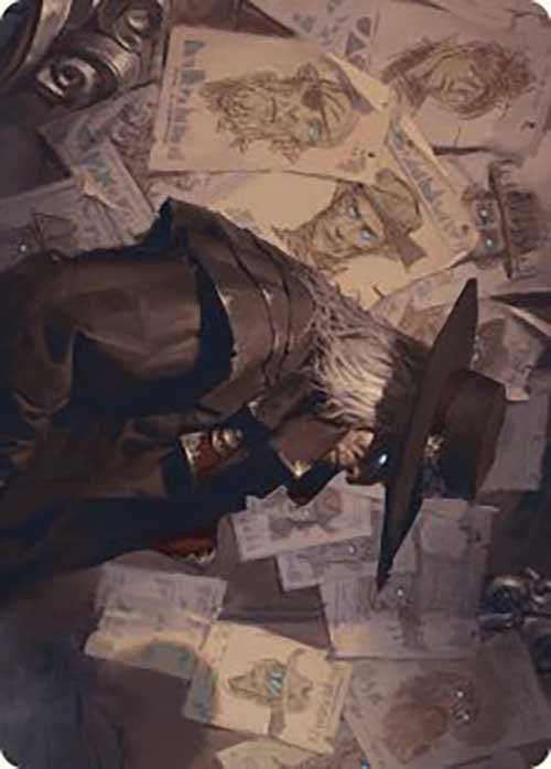Lazav, Familiar Stranger Art Card [Outlaws of Thunder Junction Art Series] | The CG Realm