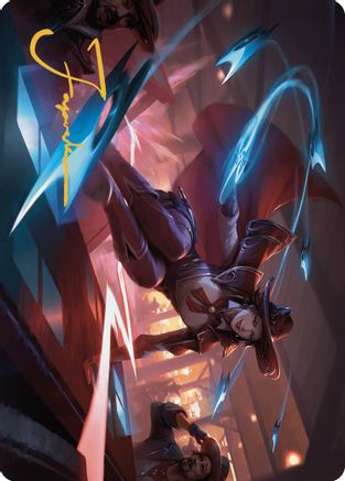 Slick Sequence Art Card (Gold-Stamped Signature) (ASOTJ-033) - Art Series: Outlaws of Thunder Junction