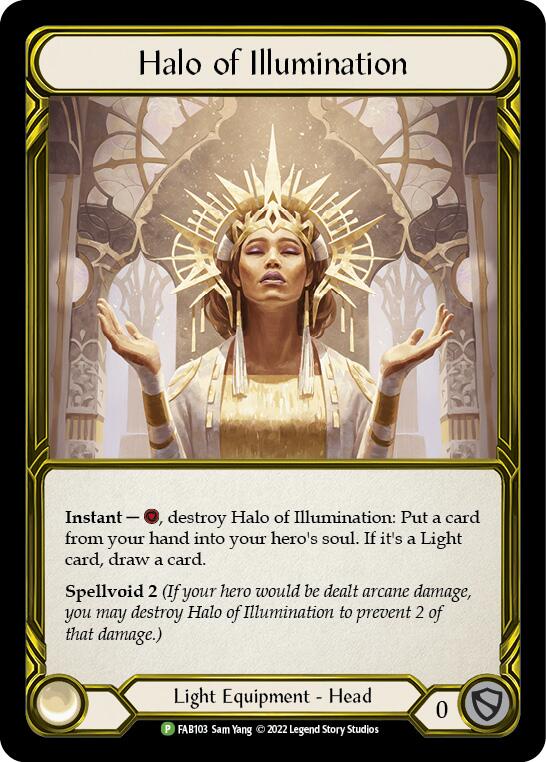 Halo of Illumination (Golden) [FAB103] (Promo)  Cold Foil | The CG Realm
