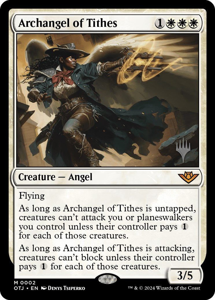 Archangel of Tithes (Promo Pack) [Outlaws of Thunder Junction Promos] | The CG Realm