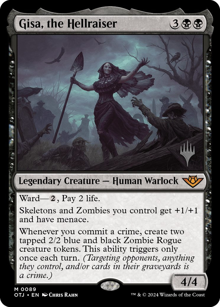 Gisa, the Hellraiser (Promo Pack) [Outlaws of Thunder Junction Promos] | The CG Realm