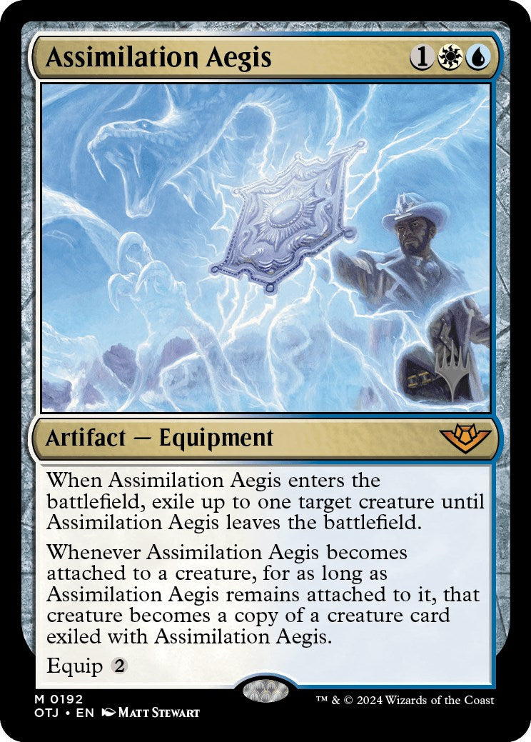 Assimilation Aegis (Promo Pack) [Outlaws of Thunder Junction Promos] | The CG Realm