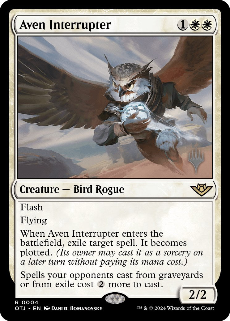 Aven Interrupter (Promo Pack) [Outlaws of Thunder Junction Promos] | The CG Realm