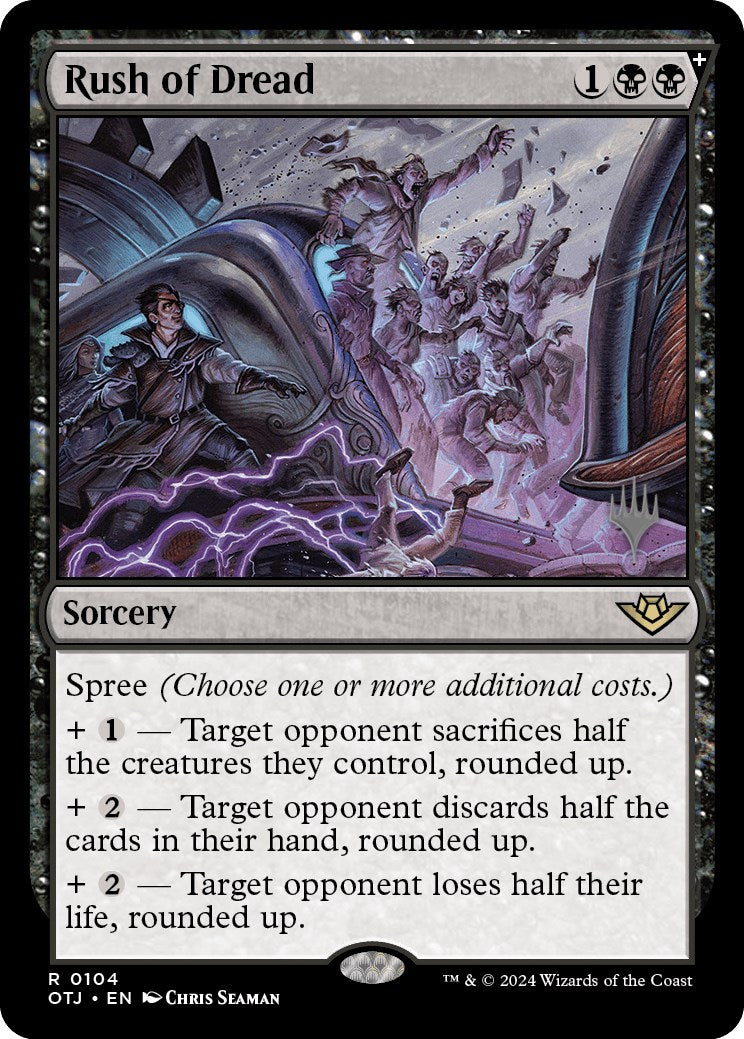 Rush of Dread (Promo Pack) [Outlaws of Thunder Junction Promos] | The CG Realm