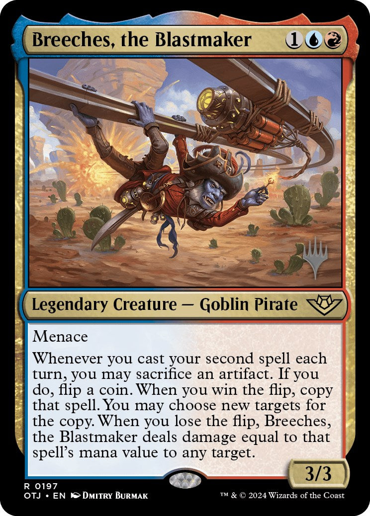 Breeches, the Blastmaker (Promo Pack) [Outlaws of Thunder Junction Promos] | The CG Realm