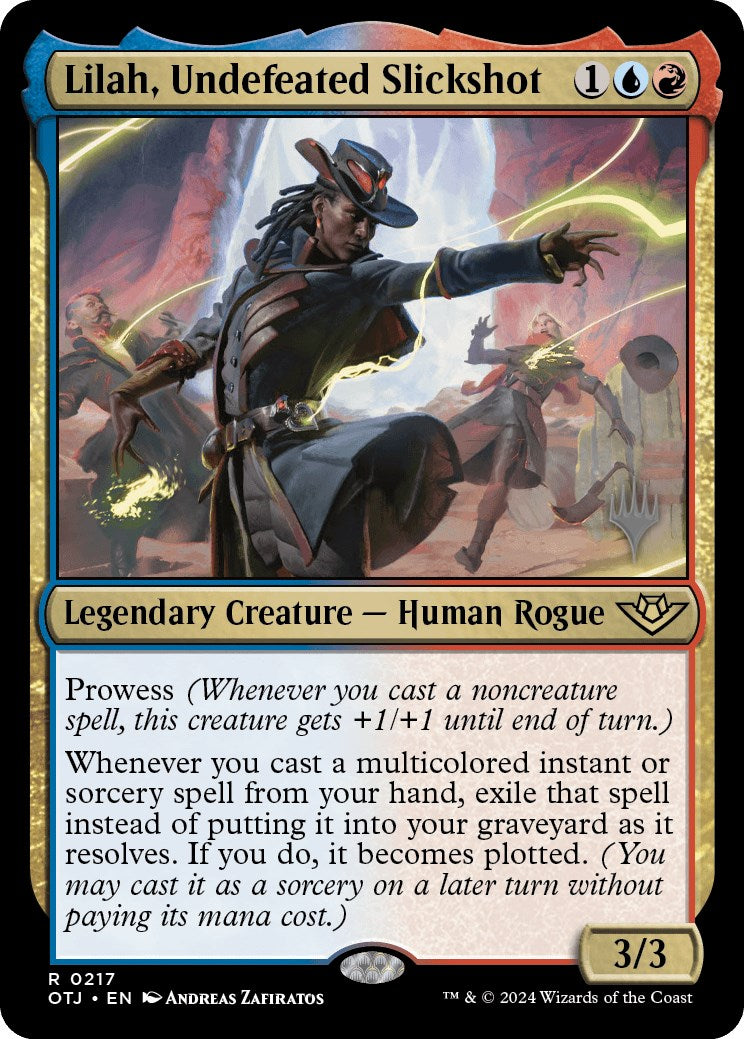 Lilah, Undefeated Slickshot (Promo Pack) [Outlaws of Thunder Junction Promos] | The CG Realm