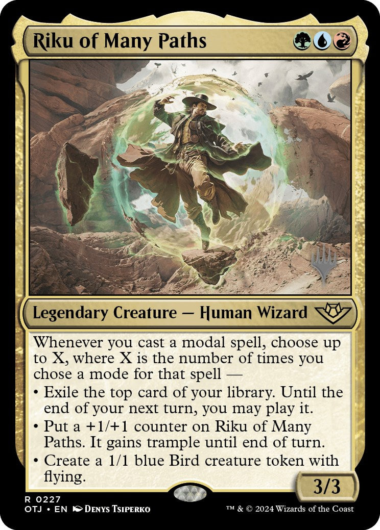 Riku of Many Paths (Promo Pack) [Outlaws of Thunder Junction Promos] | The CG Realm