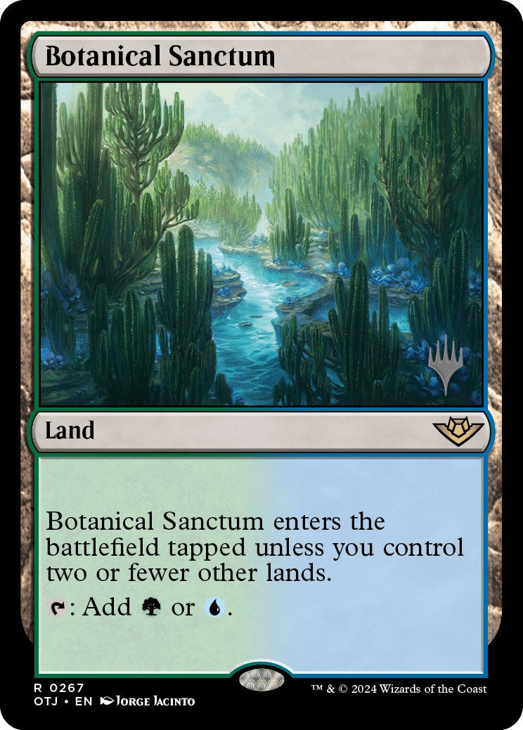 Botanical Sanctum (Promo Pack) [Outlaws of Thunder Junction Promos] | The CG Realm
