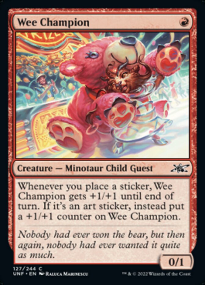 Wee Champion [Unfinity] | The CG Realm