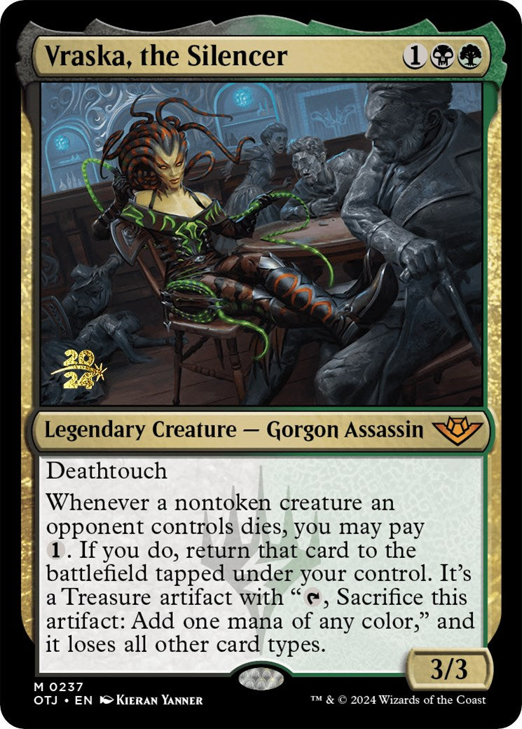 Vraska, the Silencer [Outlaws of Thunder Junction Prerelease Promos] | The CG Realm