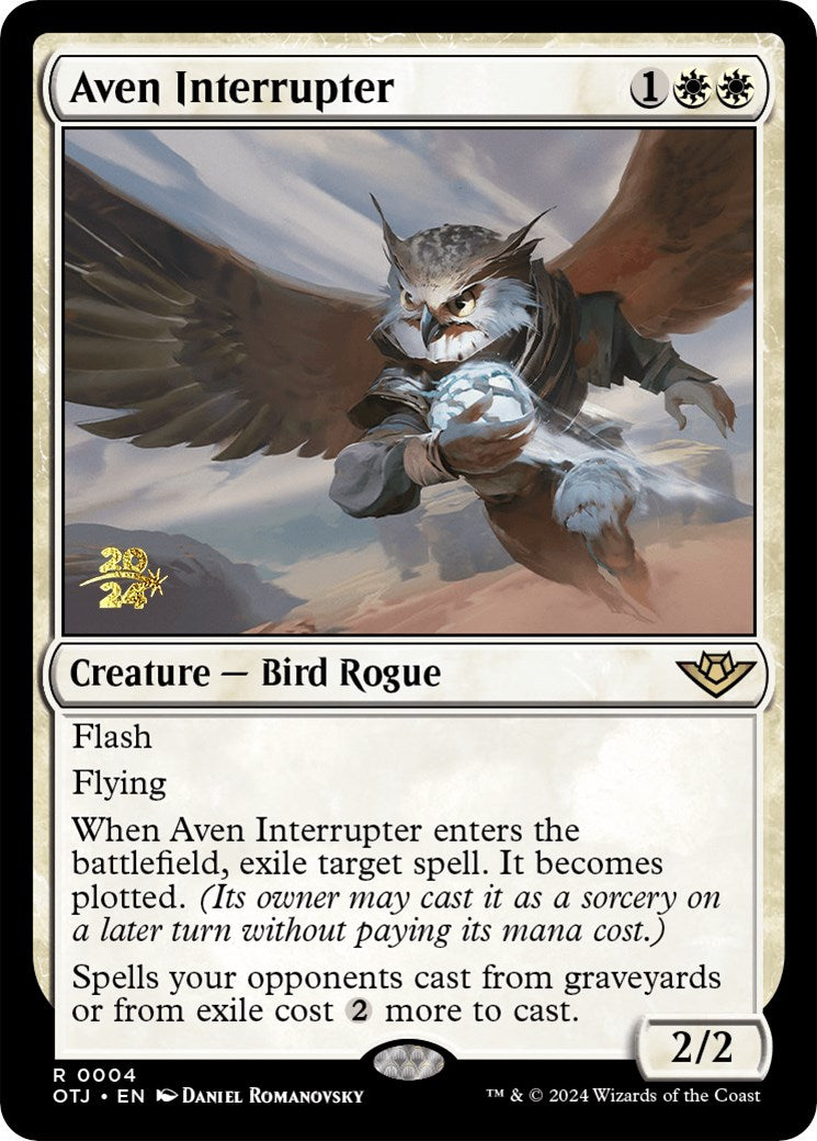 Aven Interrupter [Outlaws of Thunder Junction Prerelease Promos] | The CG Realm