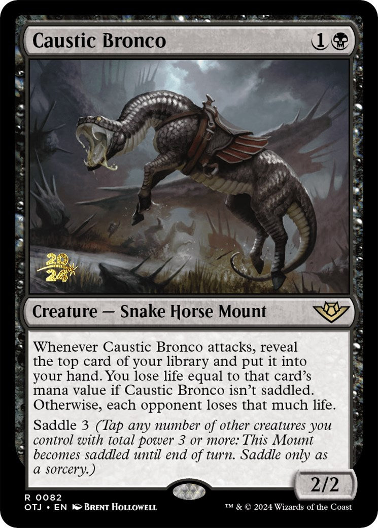 Caustic Bronco [Outlaws of Thunder Junction Prerelease Promos] | The CG Realm