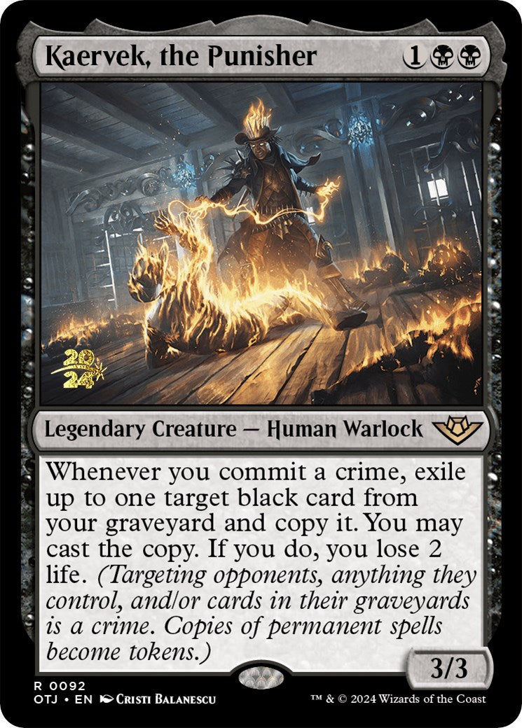 Kaervek, the Punisher [Outlaws of Thunder Junction Prerelease Promos] | The CG Realm