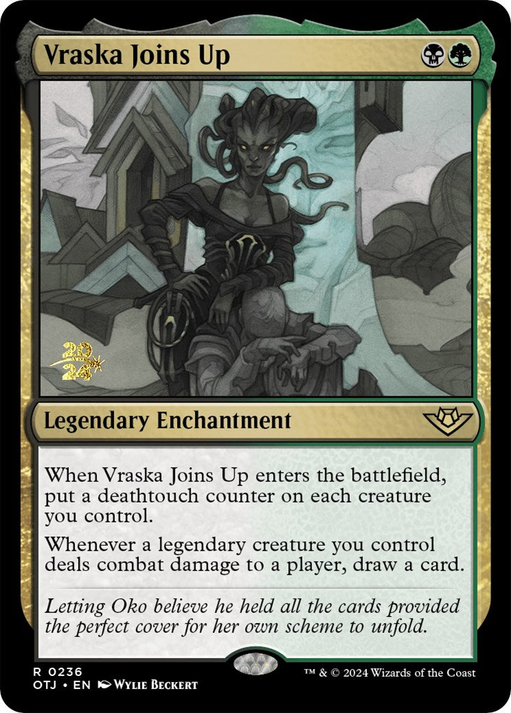 Vraska Joins Up [Outlaws of Thunder Junction Prerelease Promos] | The CG Realm