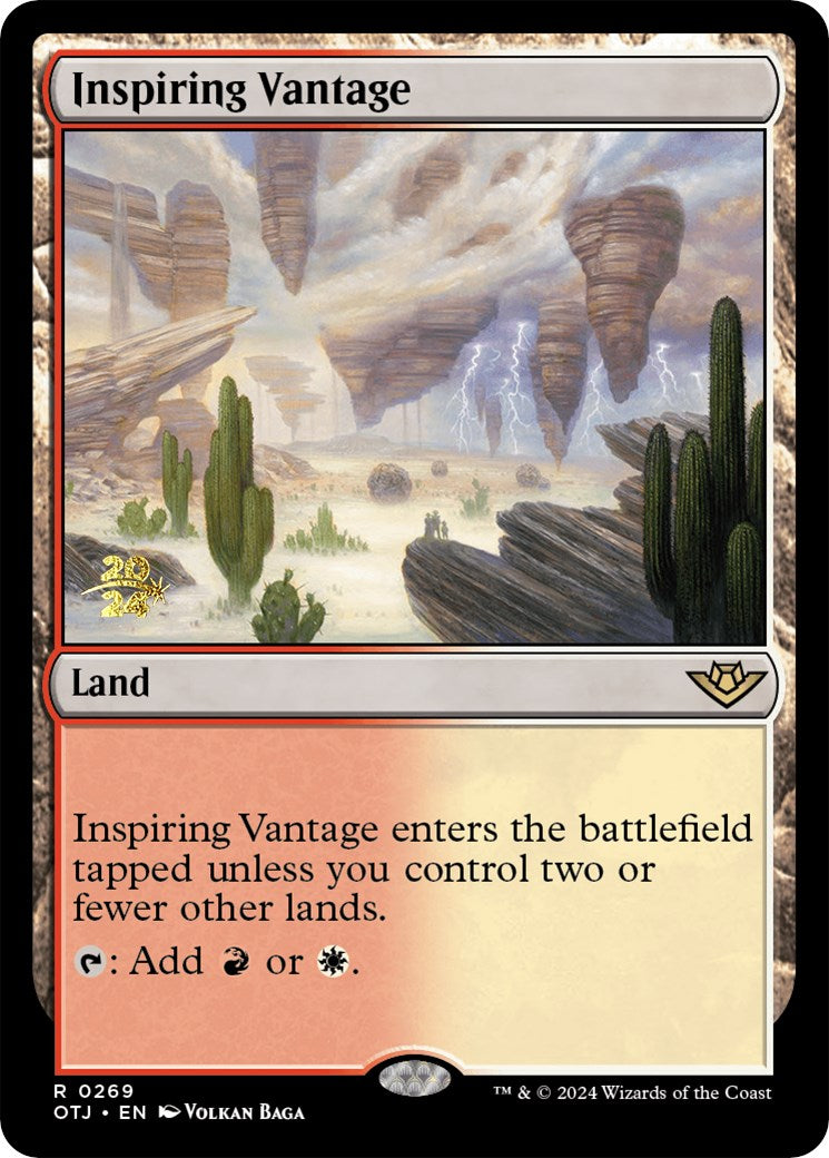 Inspiring Vantage (OTJ) [Outlaws of Thunder Junction Prerelease Promos] | The CG Realm