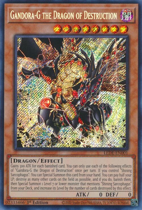 Gandora-G the Dragon of Destruction [LEDE-EN001] Secret Rare | The CG Realm