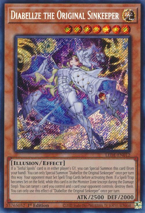 Diabellze the Original Sinkeeper [LEDE-EN012] Secret Rare | The CG Realm