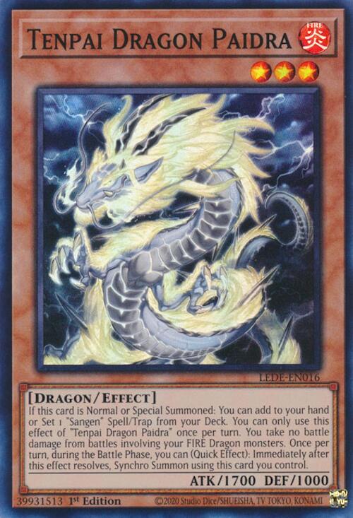 Tenpai Dragon Paidra [LEDE-EN016] Super Rare | The CG Realm