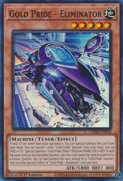 Gold Pride - Eliminator [LEDE-EN020] Super Rare | The CG Realm